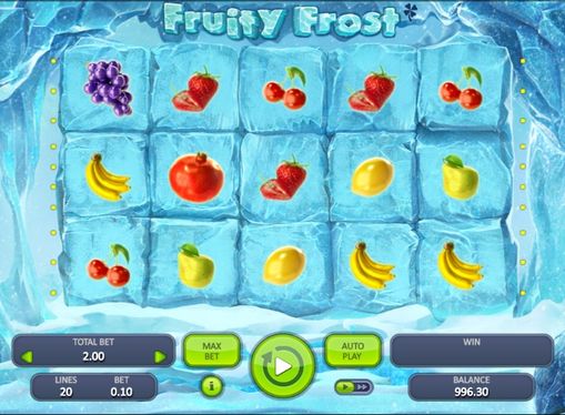 Символы игрового автомата Fruity Frost
